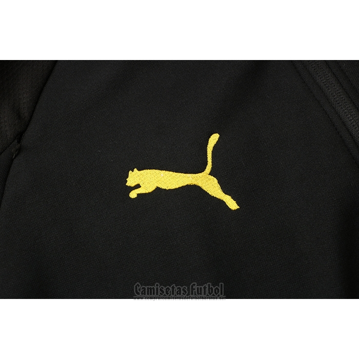 Chandal con Capucha del Borussia Dortmund 2021-2022 Negro